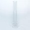 Clear Glass Lamp Chimney, Replacement Hurricane Globe Measures 2 1/8 Inch Diameter Base x 10 Inches High for Oil or Kerosene Lanterns, Kosmos